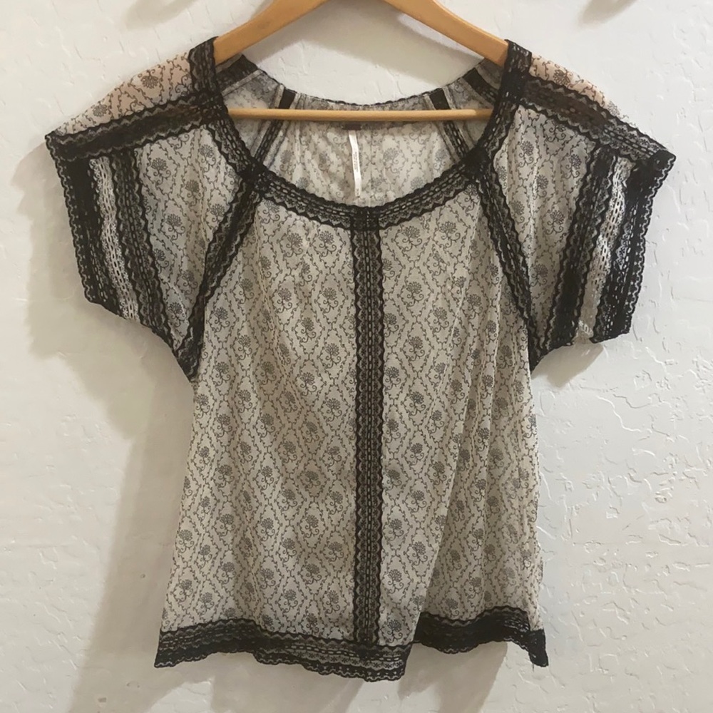 Free People Sheer Top